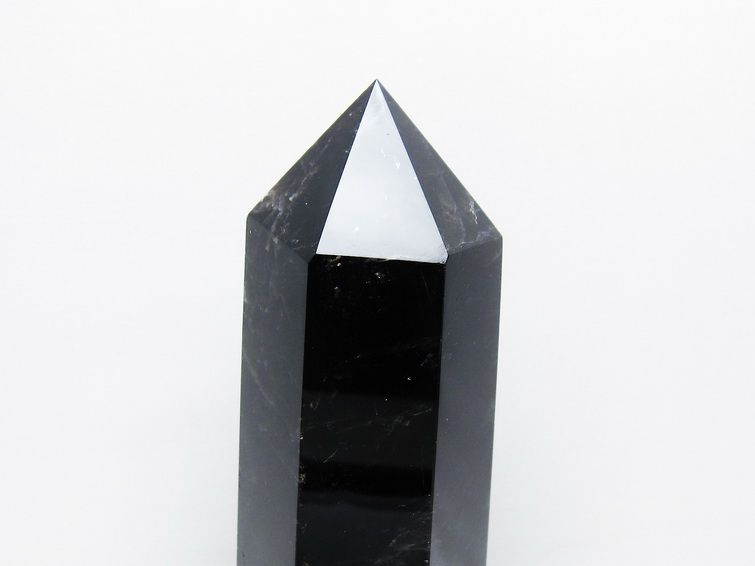 1.1Kg モリオン 純天然 黒水晶 六角柱 [t43-8984] 3枚目