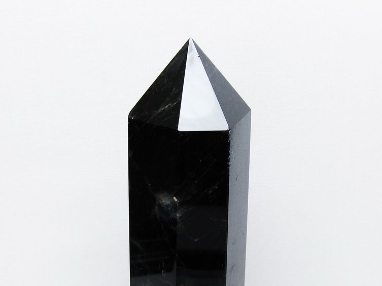 1Kg モリオン 純天然 黒水晶 六角柱 [t43-8985] 3枚目
