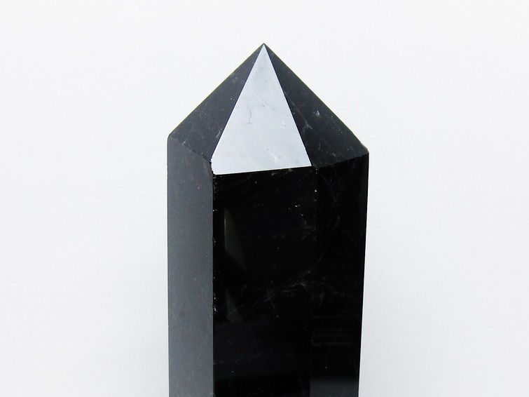 1.3Kg モリオン 純天然 黒水晶 六角柱 [t43-8986] 3枚目