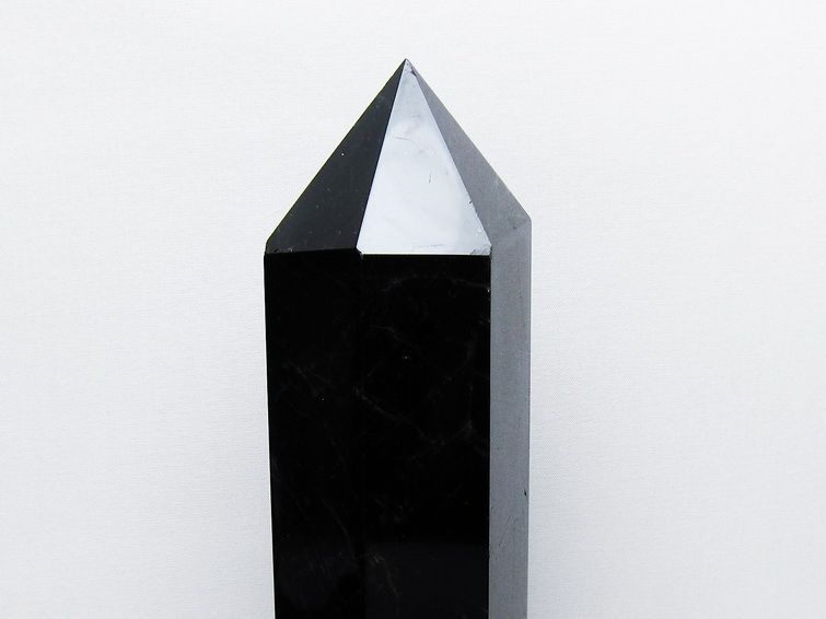 1.8Kg モリオン 純天然 黒水晶 六角柱 [t43-8990] 3枚目