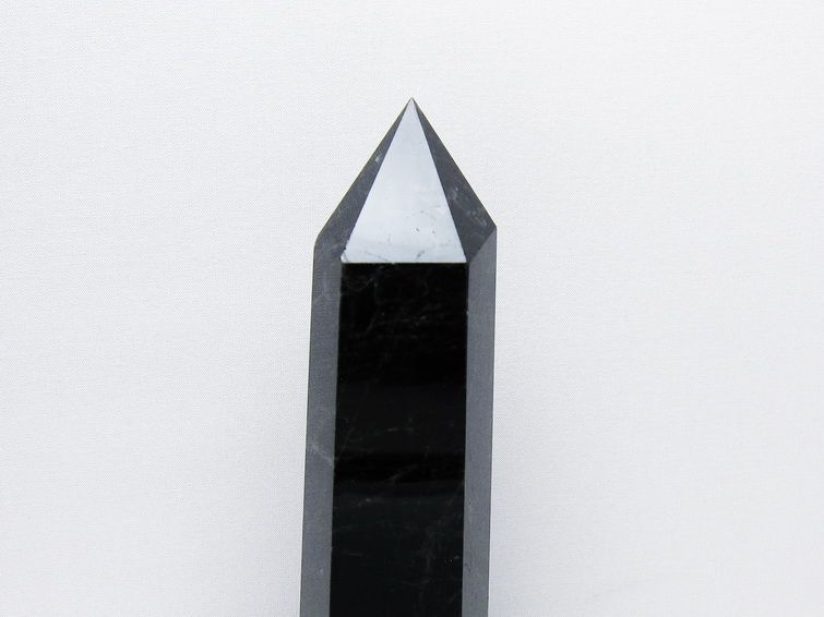モリオン 純天然 黒水晶 六角柱 [t43-8991] 2枚目