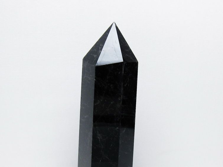 モリオン 純天然 黒水晶 六角柱 [t43-8991] 3枚目