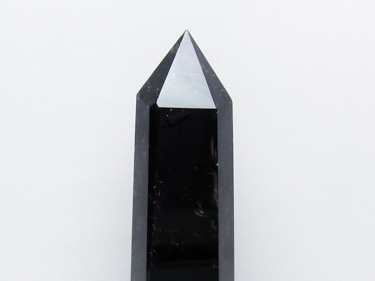 1.2Kg モリオン 純天然 黒水晶 六角柱 [t43-8996] 2枚目