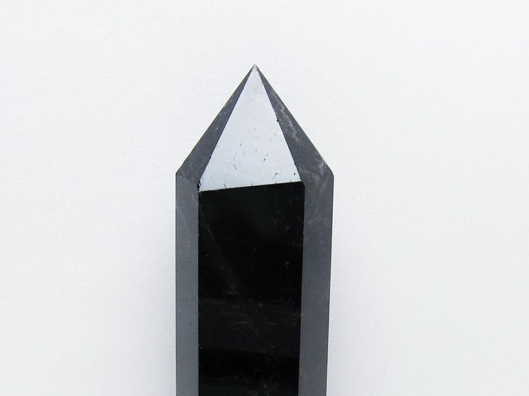1.3Kg モリオン 純天然 黒水晶 六角柱 [t43-8997] 2枚目
