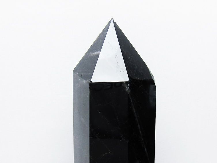 1.9Kg モリオン 純天然 黒水晶 六角柱 [t43-8999] 3枚目