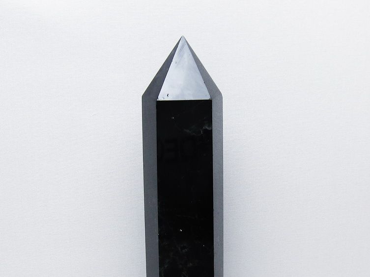 1.2Kg モリオン 純天然 黒水晶 六角柱 [t43-9004] 2枚目