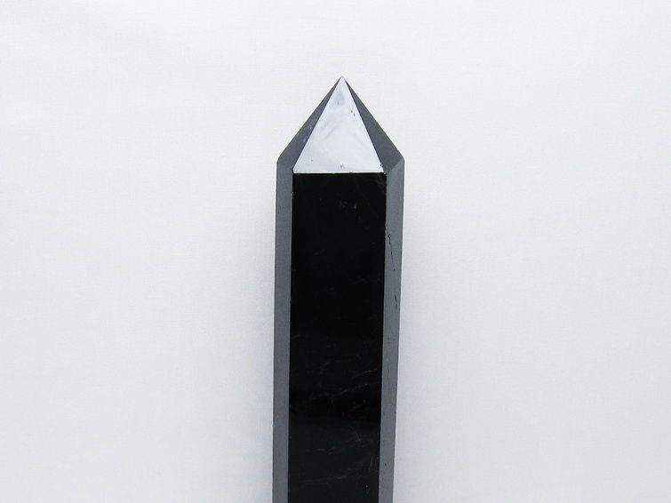 1.8Kg モリオン 純天然 黒水晶 六角柱 [t43-9005] 2枚目