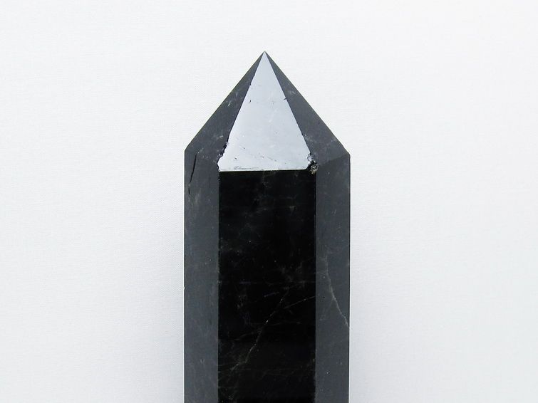 1.7Kg モリオン 純天然 黒水晶 六角柱 [t43-9009] 2枚目