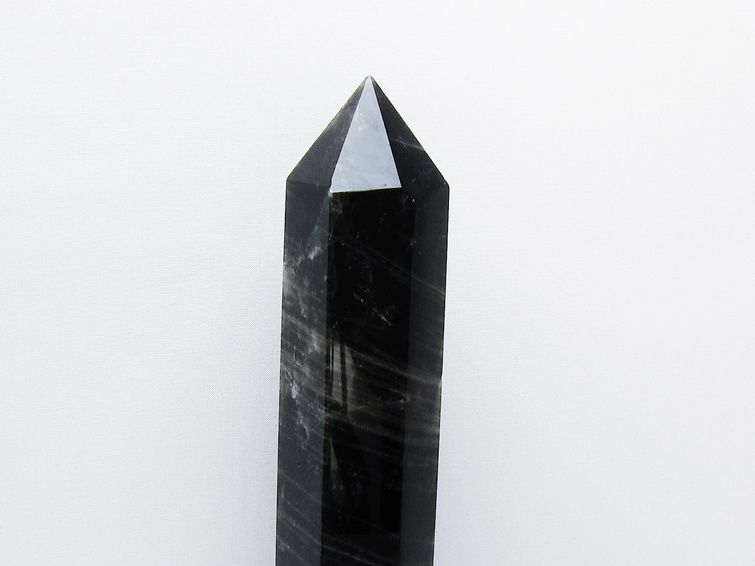 1.3Kg モリオン 純天然 黒水晶 六角柱 [t43-9016] 3枚目