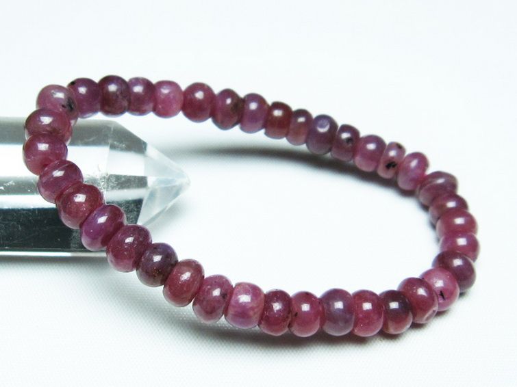 ルビー ブレスレット 7mm [T430-4779] 1枚目