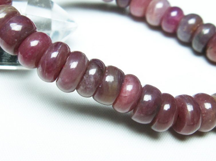 ルビー ブレスレット 9mm [T430-4795] 3枚目