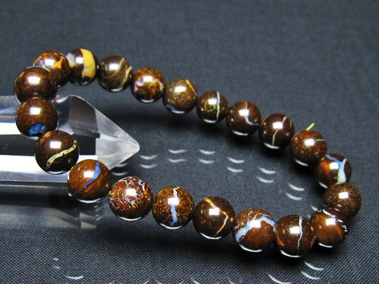 アイアンオパール  ブレスレット 10mm [t435-8146] 1枚目