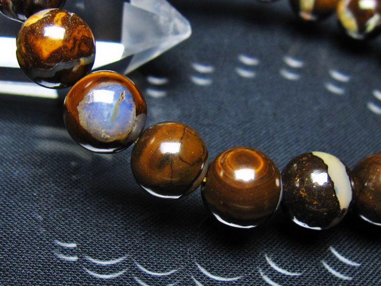 アイアンオパール  ブレスレット 10mm [t435-8148] 3枚目