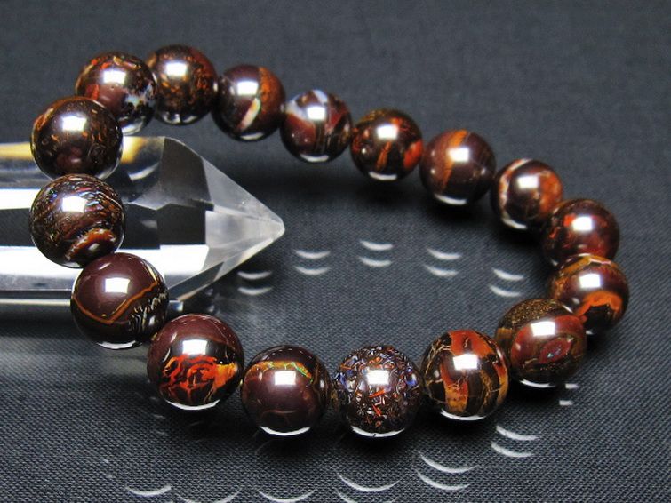 アイアンオパール  ブレスレット 11mm [t435-8150] 1枚目