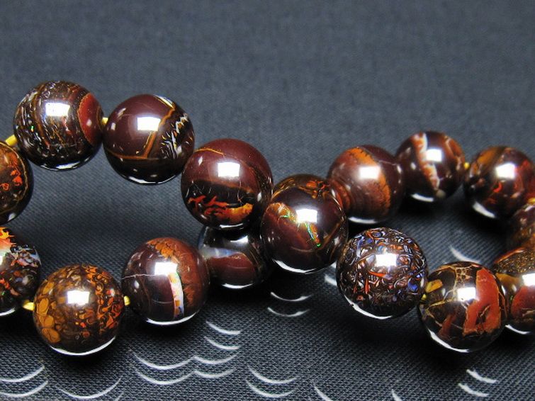 アイアンオパール  ブレスレット 11mm [t435-8150] 2枚目