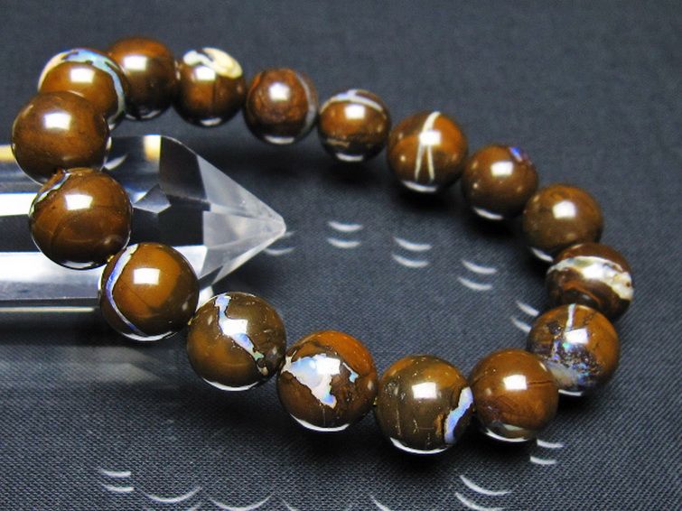 アイアンオパール  ブレスレット 12mm [t435-8154] 1枚目