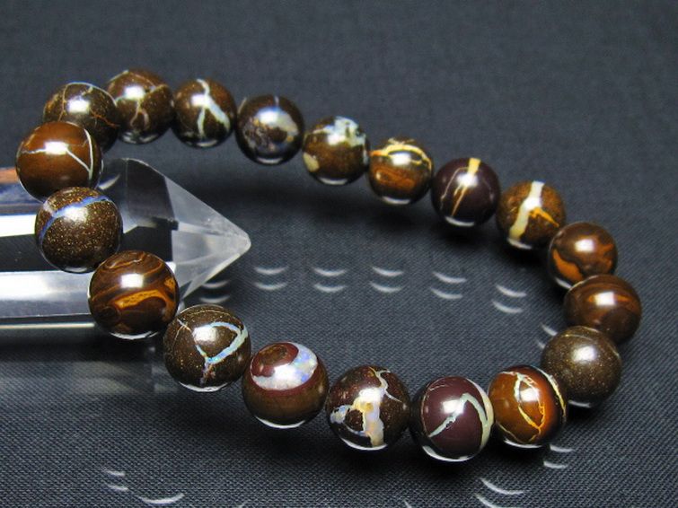 アイアンオパール  ブレスレット 11mm [t435-8168] 1枚目