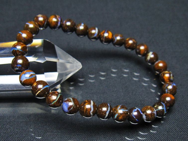 アイアンオパール  ブレスレット 7mm [t435-8176] 1枚目