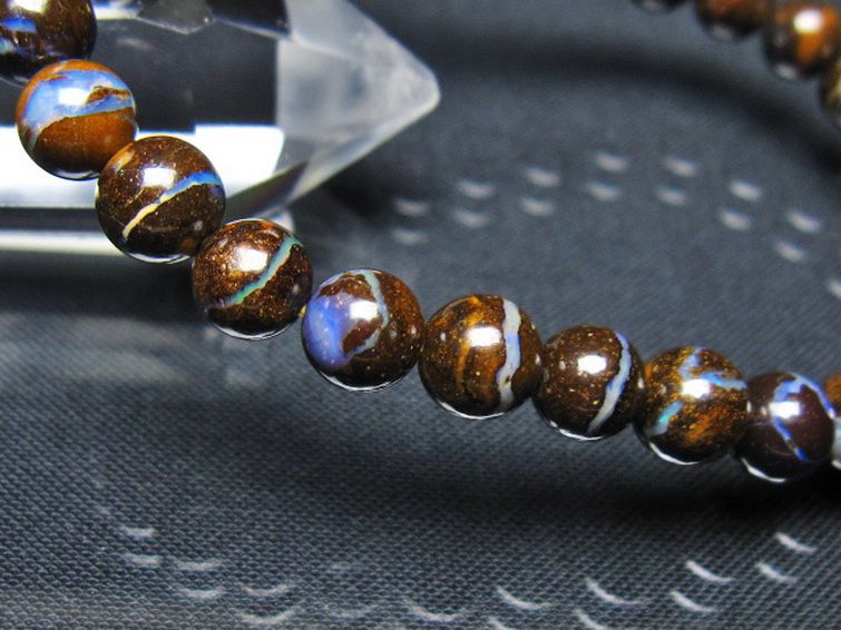 アイアンオパール  ブレスレット 7mm [t435-8176] 3枚目