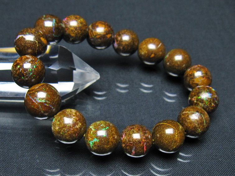 アイアンオパール  ブレスレット 12mm [t435-8186] 1枚目