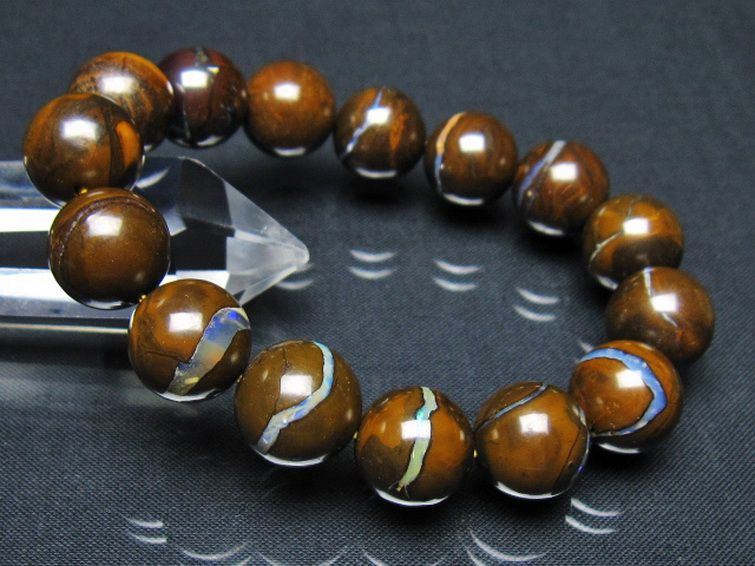 アイアンオパール  ブレスレット 14mm [t435-8189] 1枚目