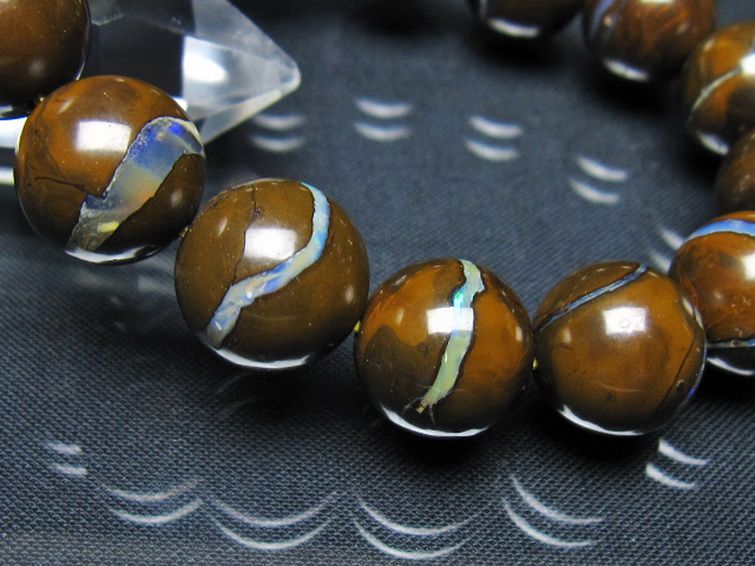 アイアンオパール  ブレスレット 14mm [t435-8189] 3枚目