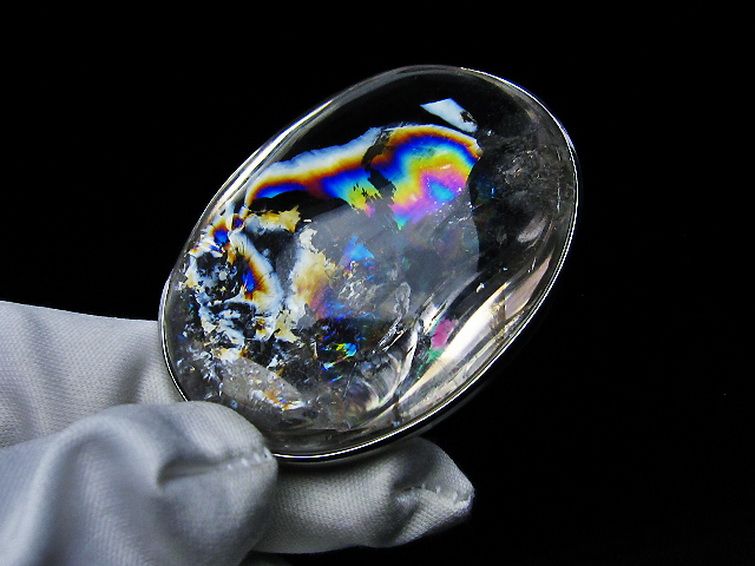 アイリスクォーツ 虹入り レインボー水晶 ペンダント [T436-2798] 3枚目