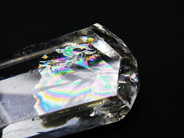 虹入り 黄水晶(シトリン) 原石 [t436-2968] 3枚目