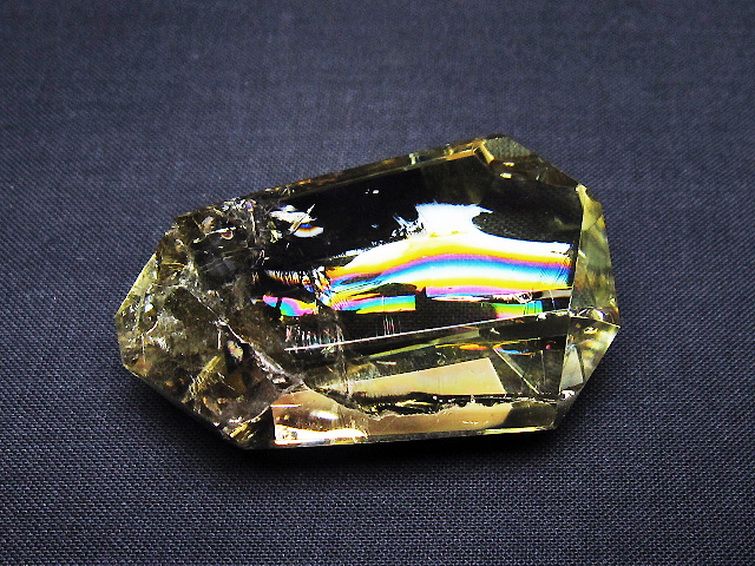 虹入り 黄水晶(シトリン) 原石[T436-2972] 2枚目