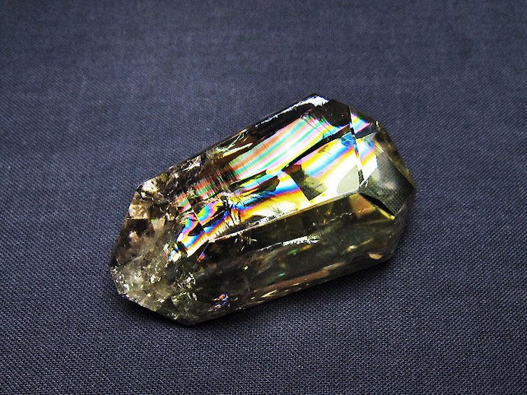 虹入り 黄水晶(シトリン) 原石[T436-2972] 3枚目