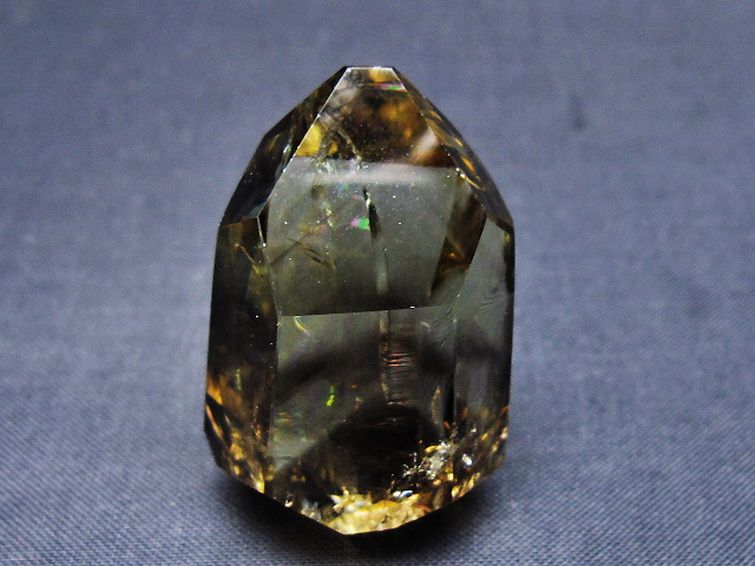 虹入り シトリンファントム 原石 [t436-3021] 2枚目