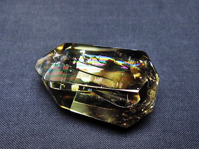 虹入り シトリンファントム 原石 [t436-3021] 3枚目