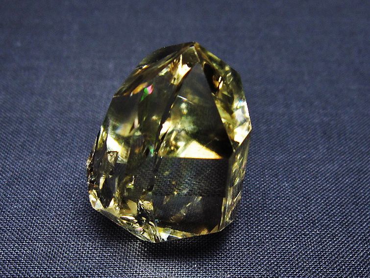 虹入り 黄水晶(シトリン) 原石 [t436-3032] 3枚目