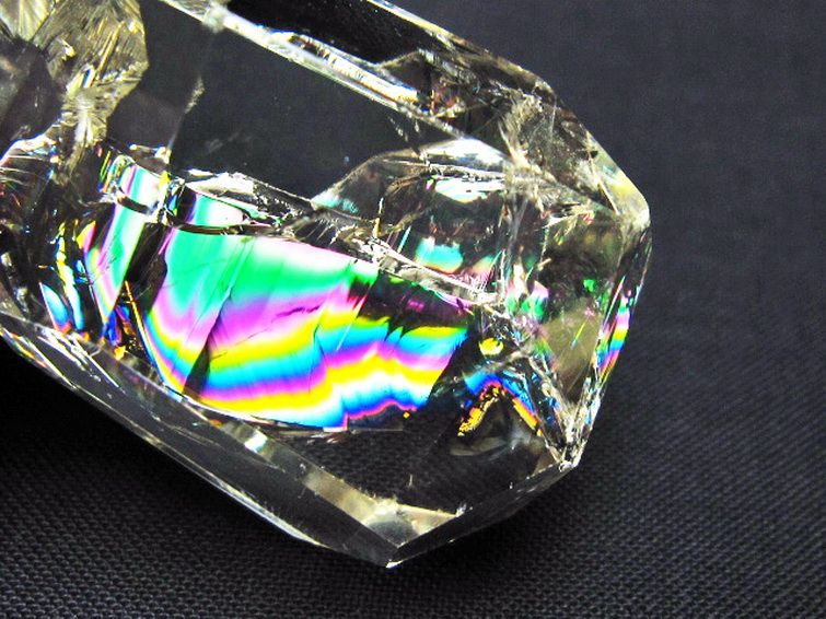 虹入り 黄水晶(シトリン) 原石 [t436-3060] 2枚目