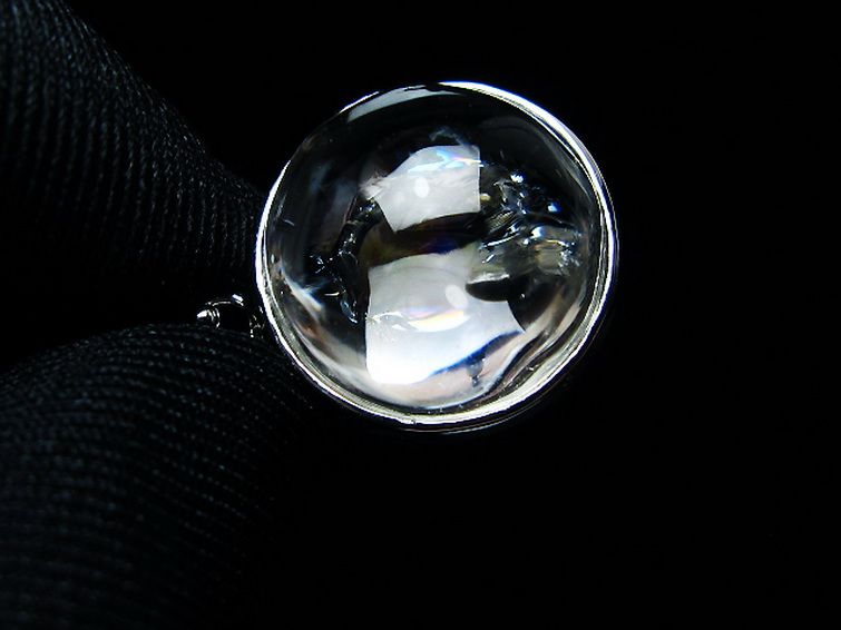 アイリスクォーツ 虹入り レインボー水晶 ペンダント [t436-3126] 2枚目