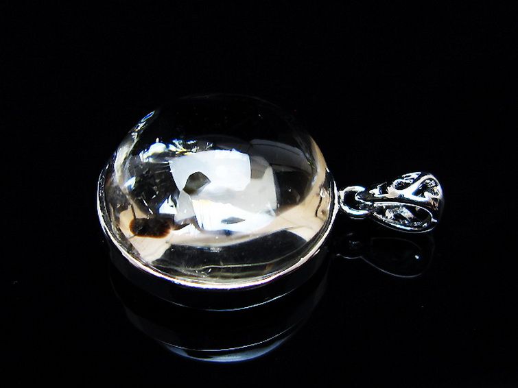 アイリスクォーツ 虹入り レインボー水晶 ペンダント [t436-3132] 3枚目