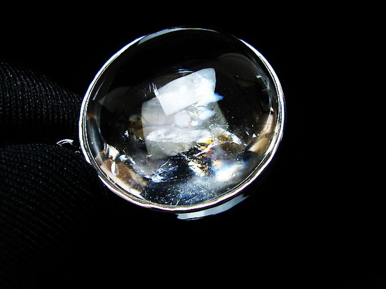 アイリスクォーツ 虹入り レインボー水晶 ペンダント [t436-3138] 2枚目