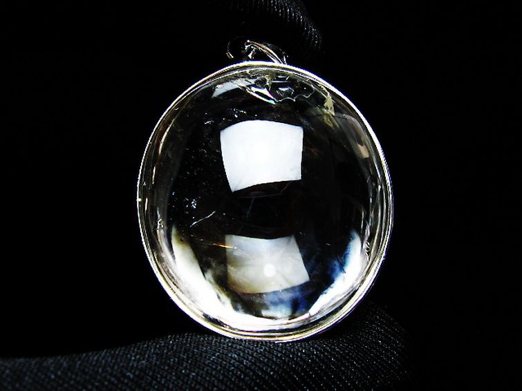 アイリスクォーツ 虹入り レインボー水晶 ペンダント [t436-3174] 2枚目