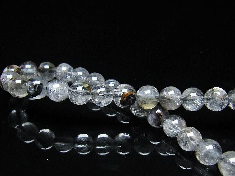 放射プラチナルチル ブレスレット 6mm [t437-2270] 2枚目