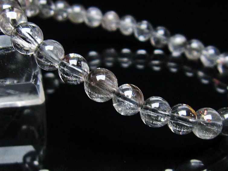 放射プラチナルチル ブレスレット 6mm [t437-2275] 3枚目