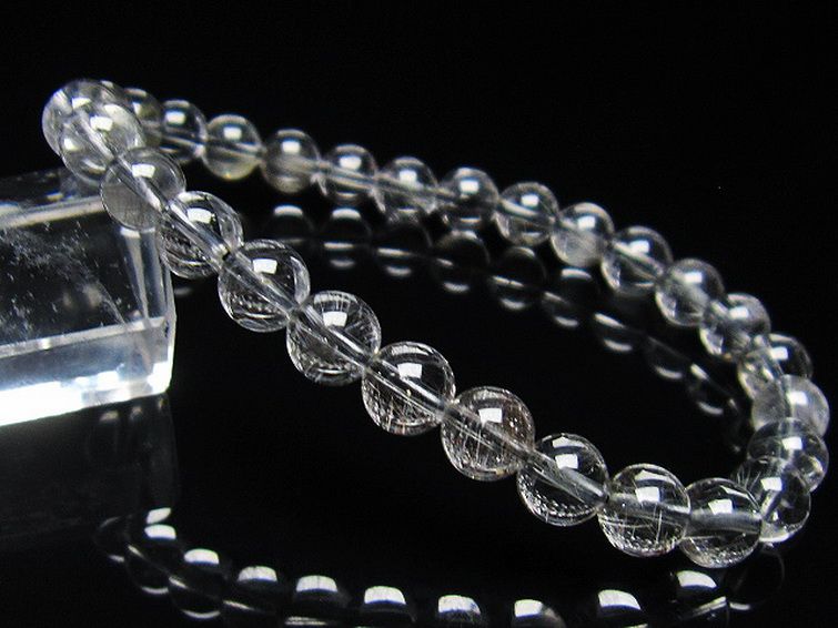 放射プラチナルチル ブレスレット 7mm [t437-2279] 1枚目