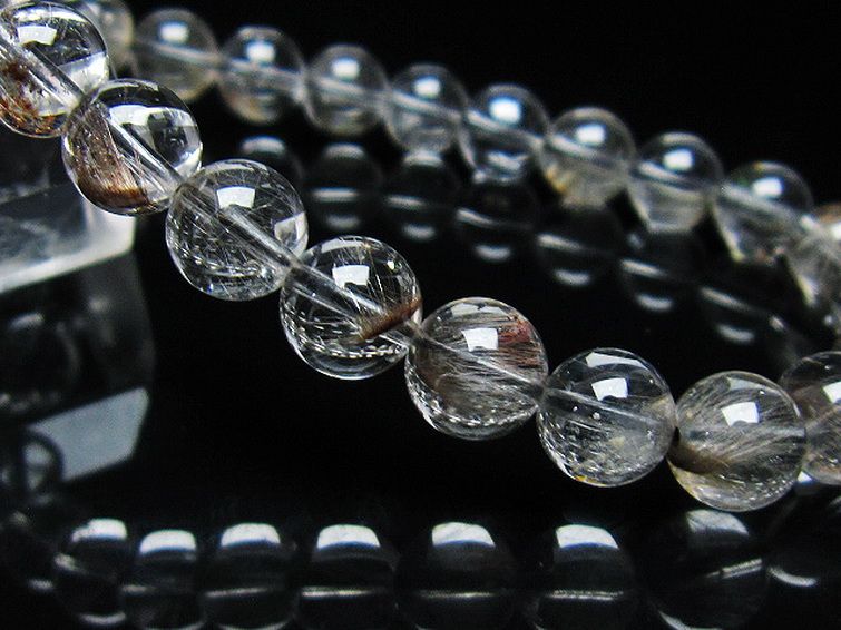 放射プラチナルチル ブレスレット 8mm [t437-2287] 3枚目