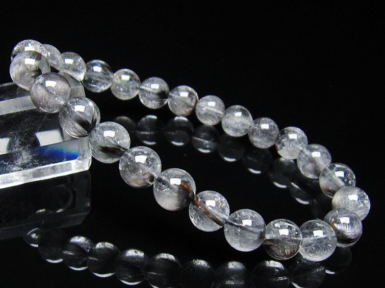 放射プラチナルチル ブレスレット 8mm [t437-2299] 1枚目