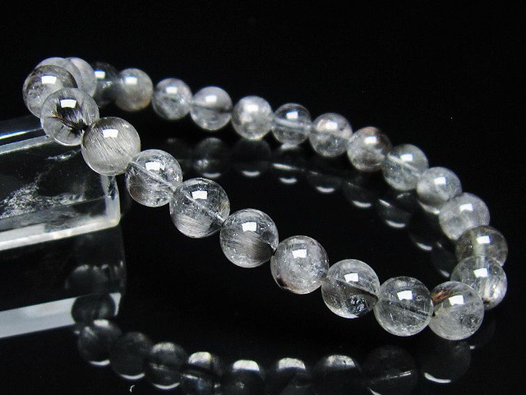 放射プラチナルチル ブレスレット 8mm [t437-2306] 1枚目