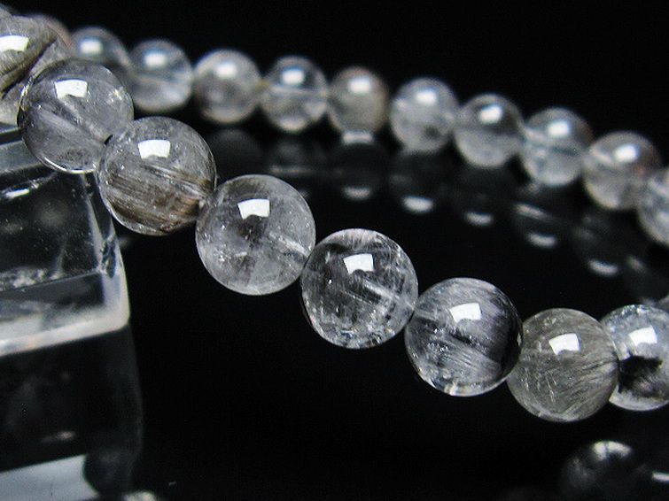 放射プラチナルチル ブレスレット 8mm [t437-2306] 3枚目