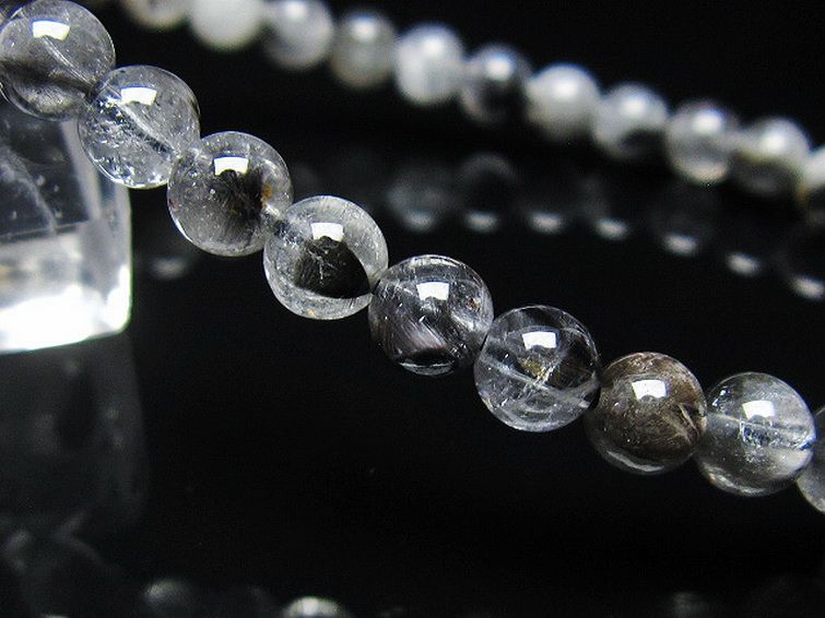 放射プラチナルチル ブレスレット 6mm [t437-2337] 3枚目