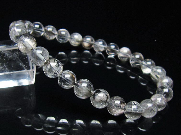 放射プラチナルチル ブレスレット 7mm [t437-2360] 1枚目