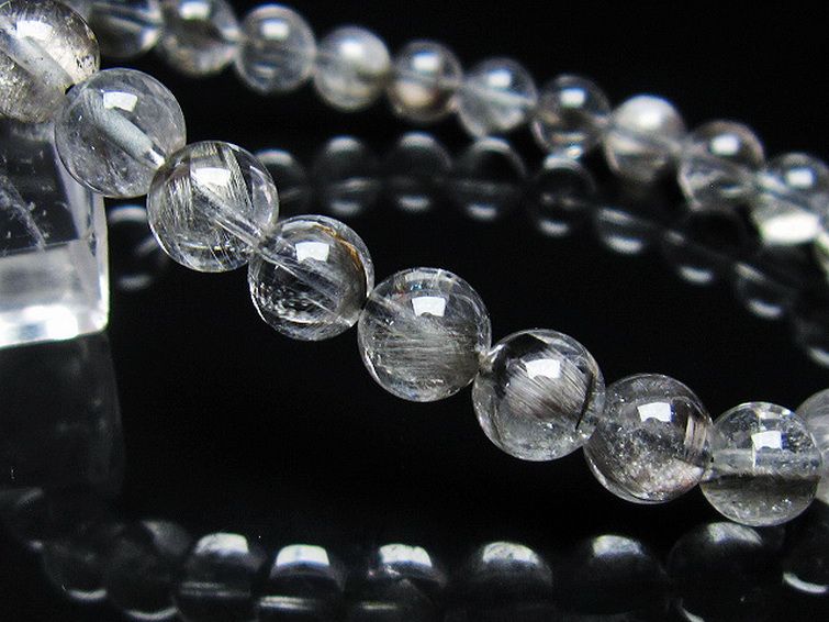 放射プラチナルチル ブレスレット 7mm [t437-2360] 3枚目