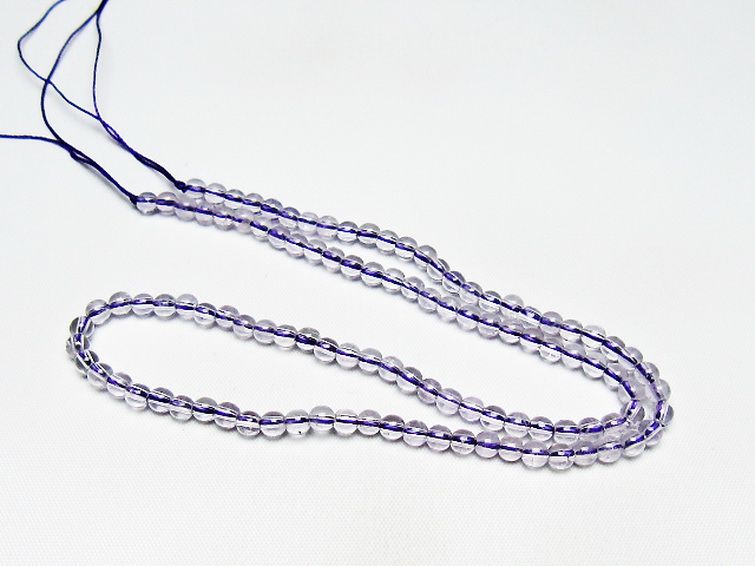 アメジスト 一連 4mm ビーズ [t438-5464] 3枚目