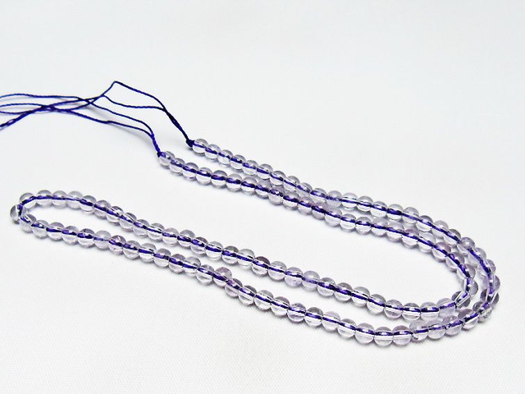 アメジスト 一連 4mm ビーズ [t438-5485] 3枚目